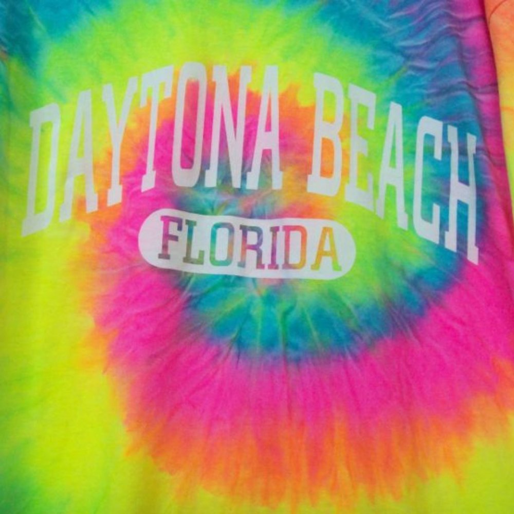 DAYTONA BEACH FLORIDA TIE DYE T-SHIRT (GILDAN) - Picture 3 of 5